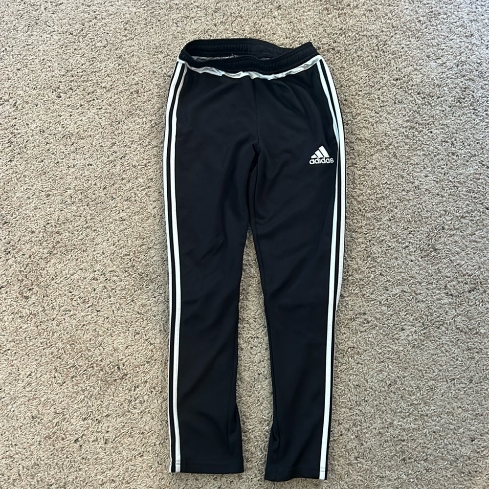 Black adidas climacool athletic pants YL